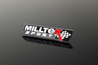 Milltek Sport Car Badge Emblem - Schwarz (Special Edition)